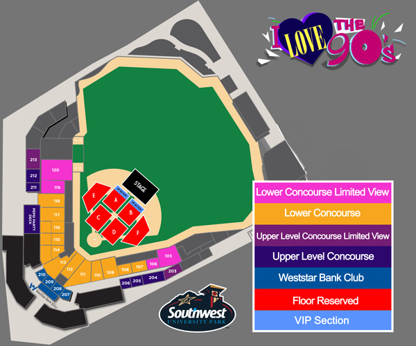 Southwest University Park Seating Chart