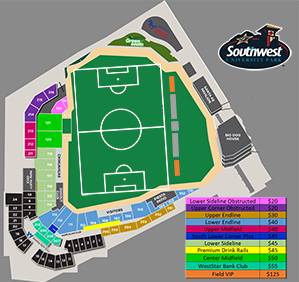 Southwest University Park Seating Chart