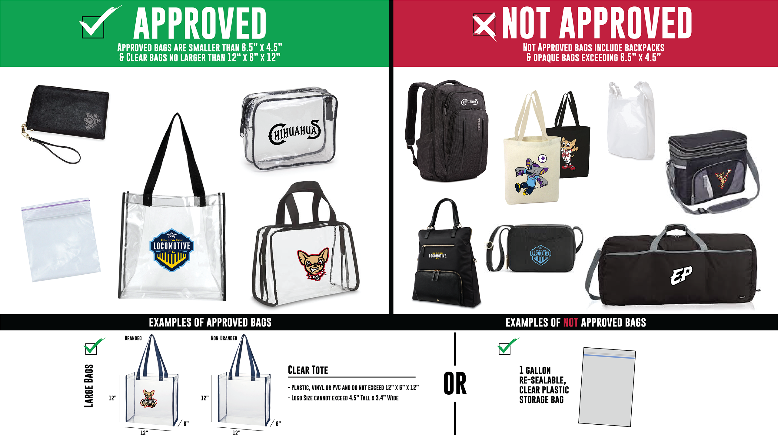 clear bag policy examples