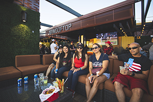 Southwest University Park Wooftop Deck